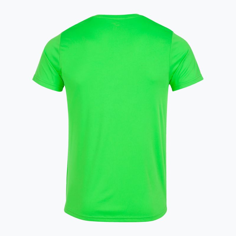 Pánske bežecké tričko Joma Record II fluor green 8