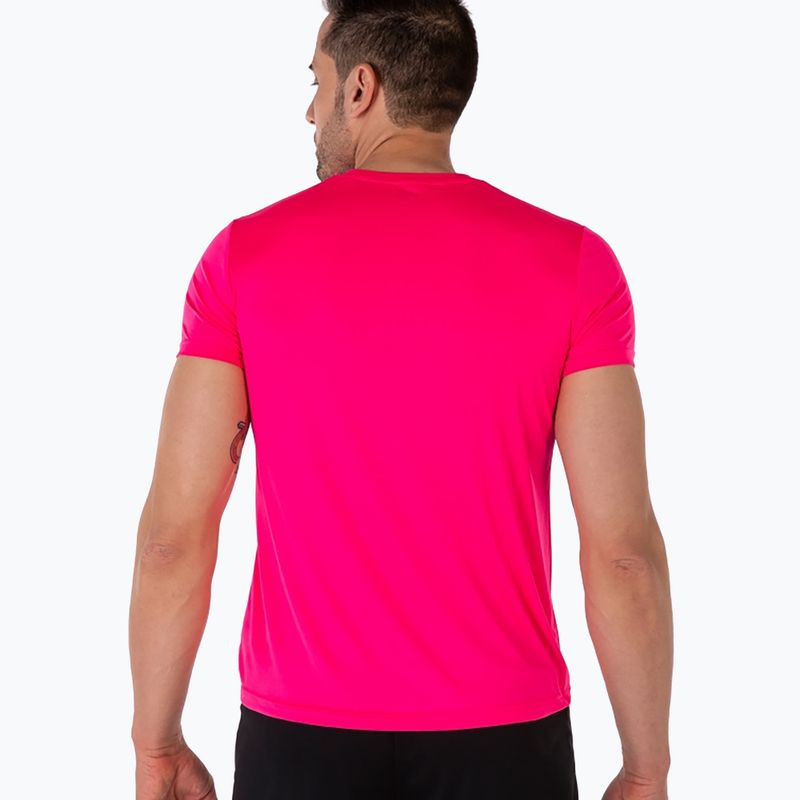 Pánske bežecké tričko Joma Record II fluor pink 2