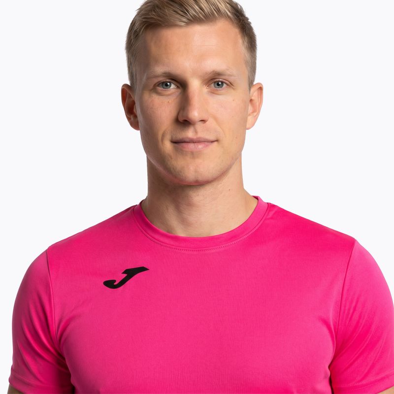 Pánske bežecké tričko Joma Record II fluor pink 13