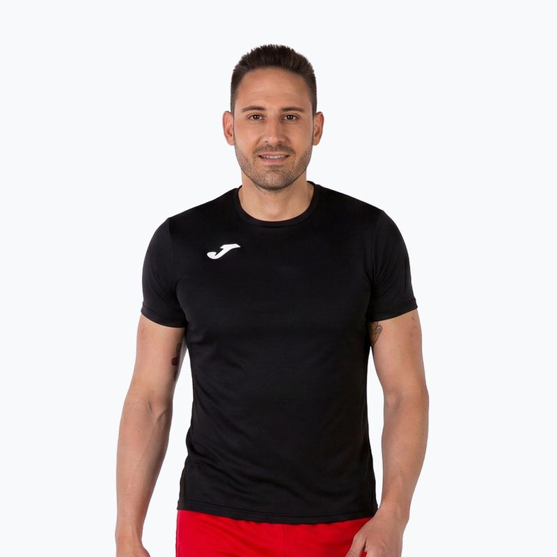 Pánske bežecké tričko Joma Record II čierne 12227.1 7