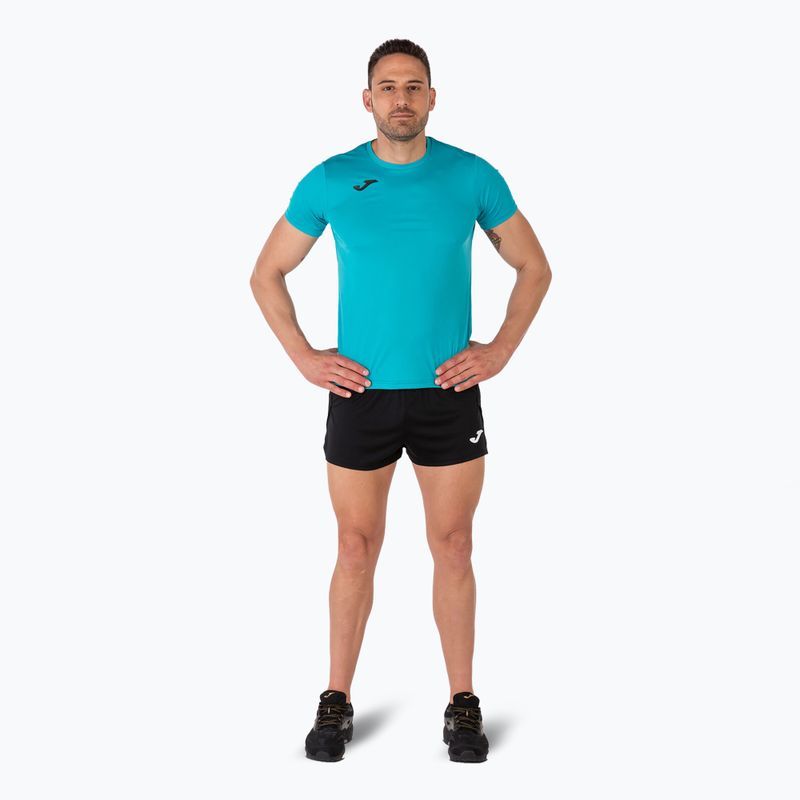 Pánske bežecké tričko Joma Record II turquoise 2