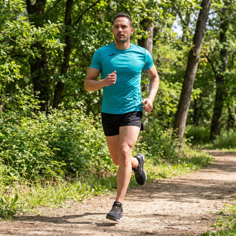 Pánske bežecké tričko Joma Record II turquoise 10