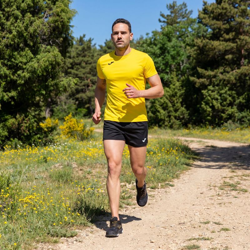 Pánske bežecké tričko Joma Record II yellow 12