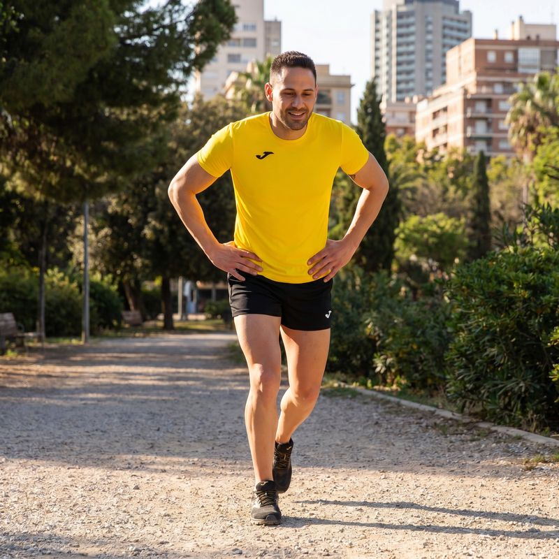 Pánske bežecké tričko Joma Record II yellow 13