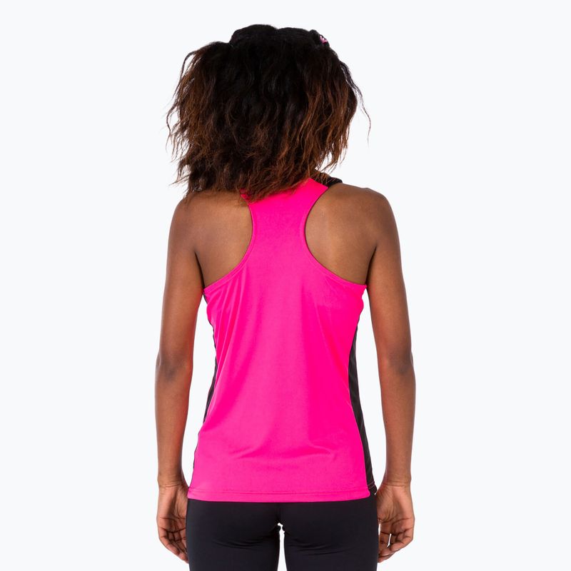 Dámske bežecké tričko Joma Record II Tank Top fluor pink/black 4