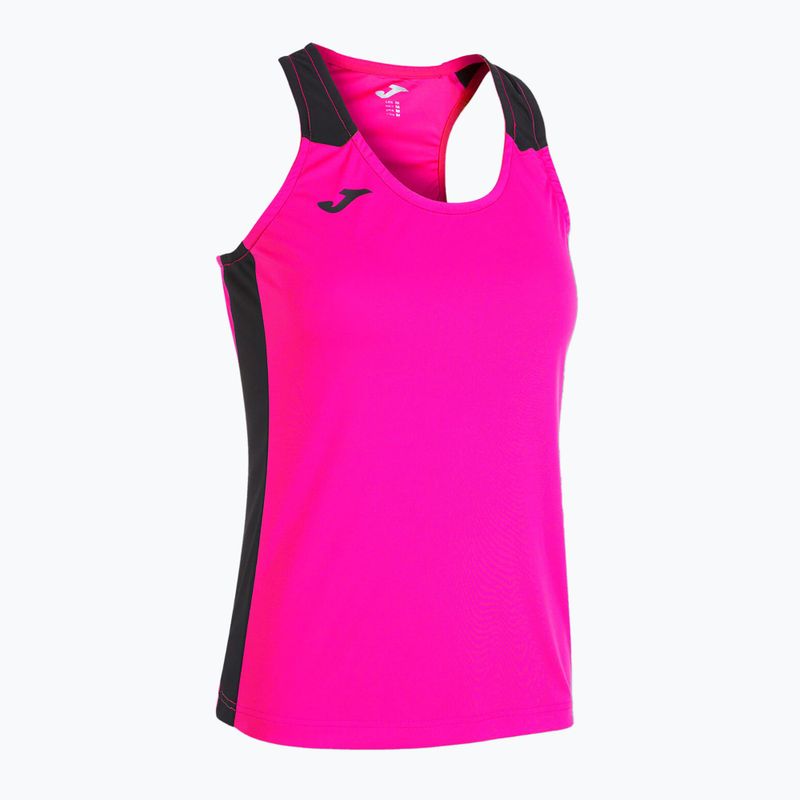 Dámske bežecké tričko Joma Record II Tank Top fluor pink/black 6