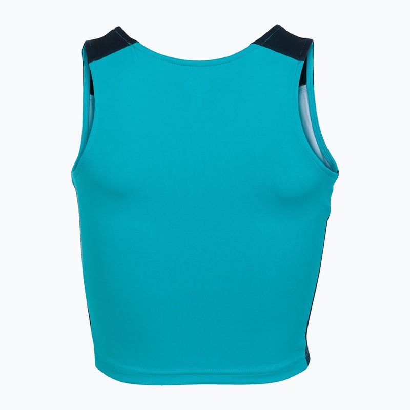 Dámske bežecké tričko Joma Record II Top turquoise/navy 2