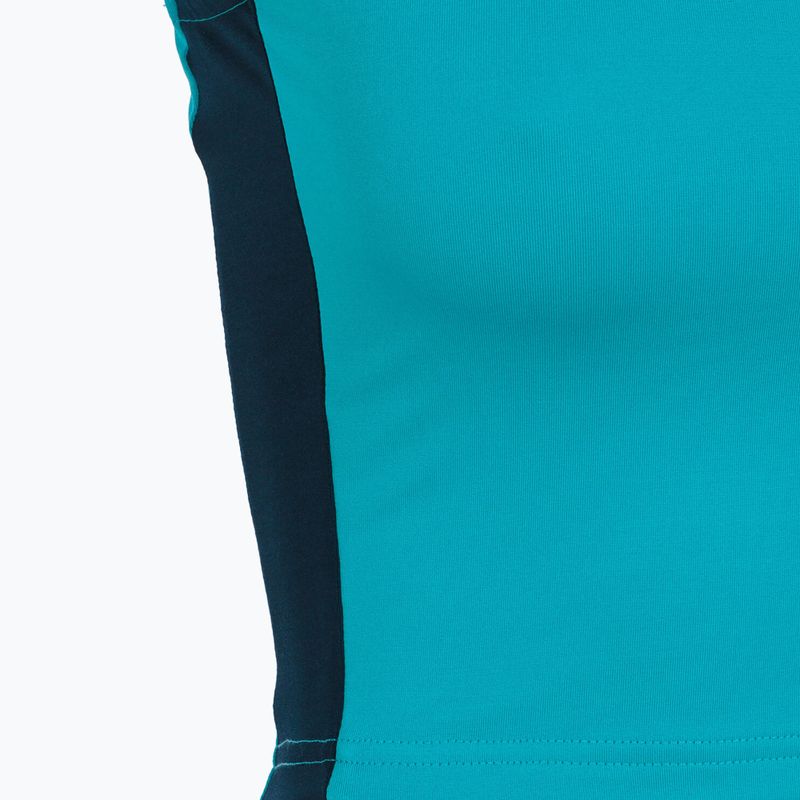 Dámske bežecké tričko Joma Record II Top turquoise/navy 4