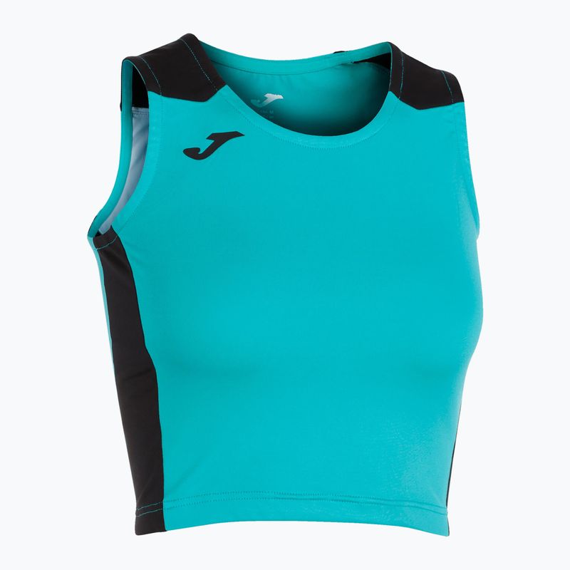 Dámske bežecké tričko Joma Record II Top turquoise/black 2