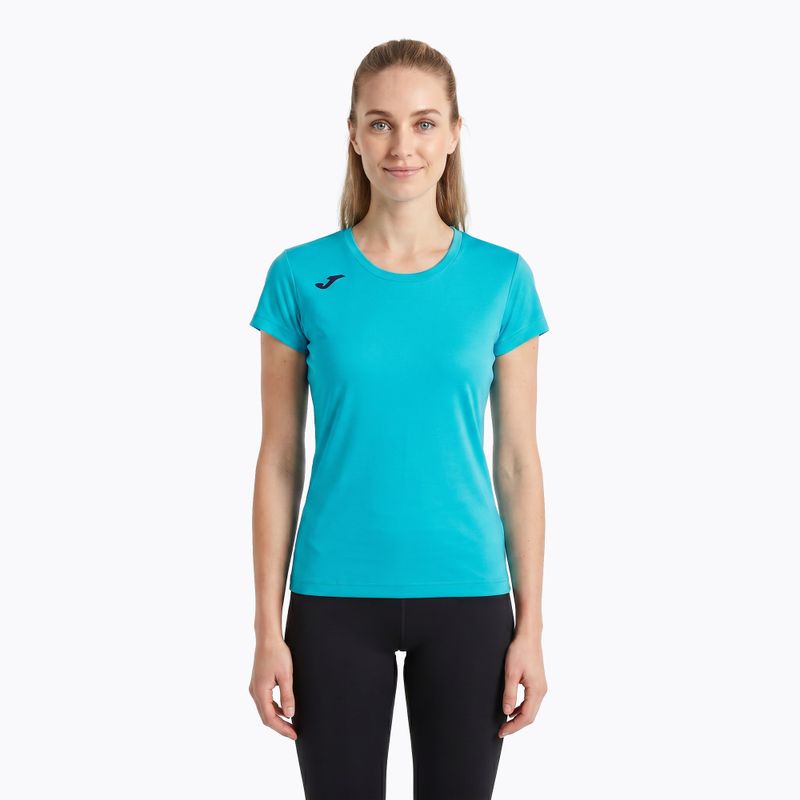Dámske bežecké tričko Joma Record II fluor turquoise