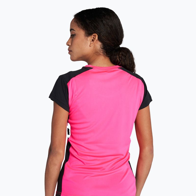 Dámske bežecké tričko Joma Record II fluor pink/black 3