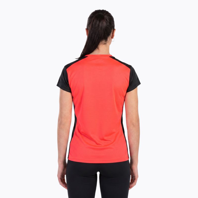 Dámske bežecké tričko Joma Record II fluor coral/black 17