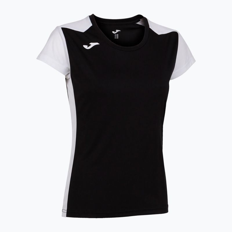 Dámske bežecké tričko Joma Record II black/white 6