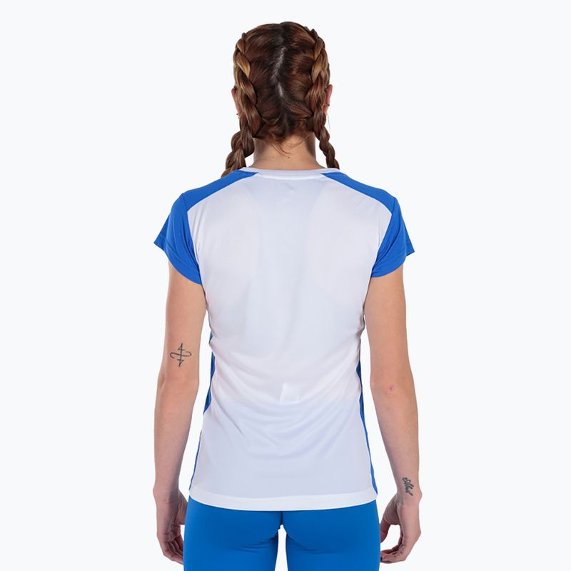 Dámske bežecké tričko Joma Record II white/royal 4