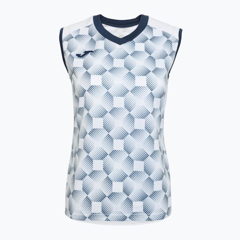 Dámske volejbalové tričko Joma Supernova III bielo-modré 901444