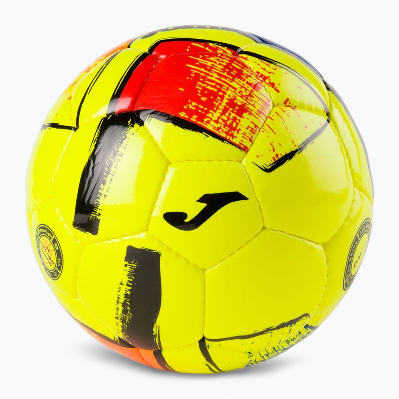 Joma Dali II fluor yellow futbalová veľkosť 4 3