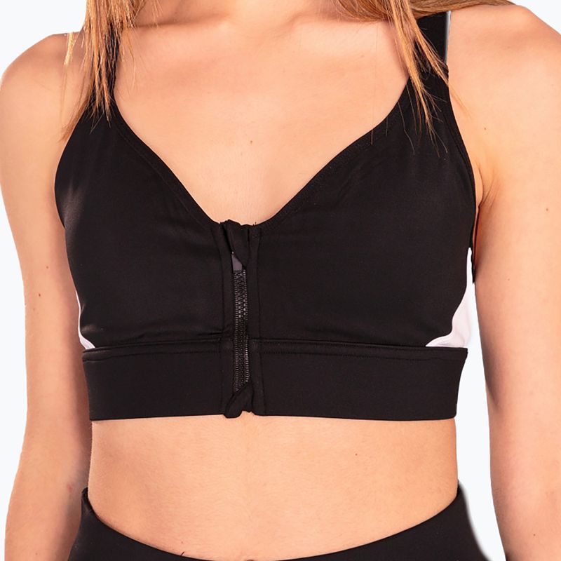 Fitness podprsenka Joma Daphne Sport čierna/biela 3