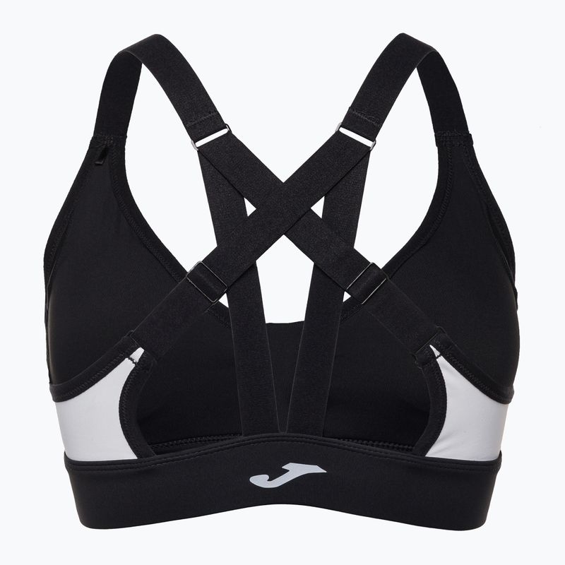 Fitness podprsenka Joma Daphne Sport čierna/biela 5