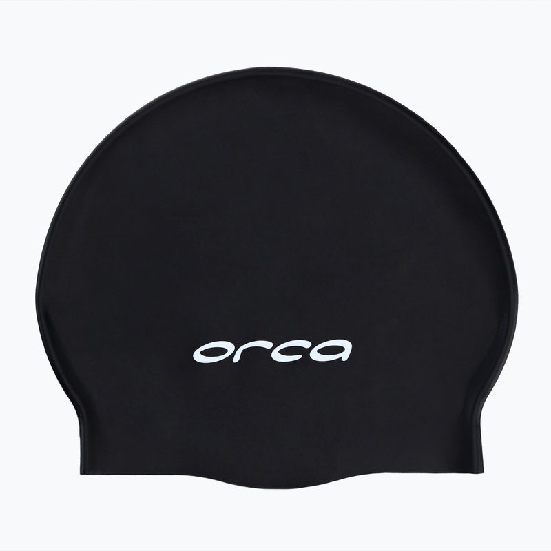 Silikónová plavecká čiapka Orca čierna DVA1