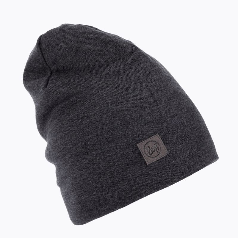 Klobúk BUFF Heavyweight Merino Wool Solid grey 113028