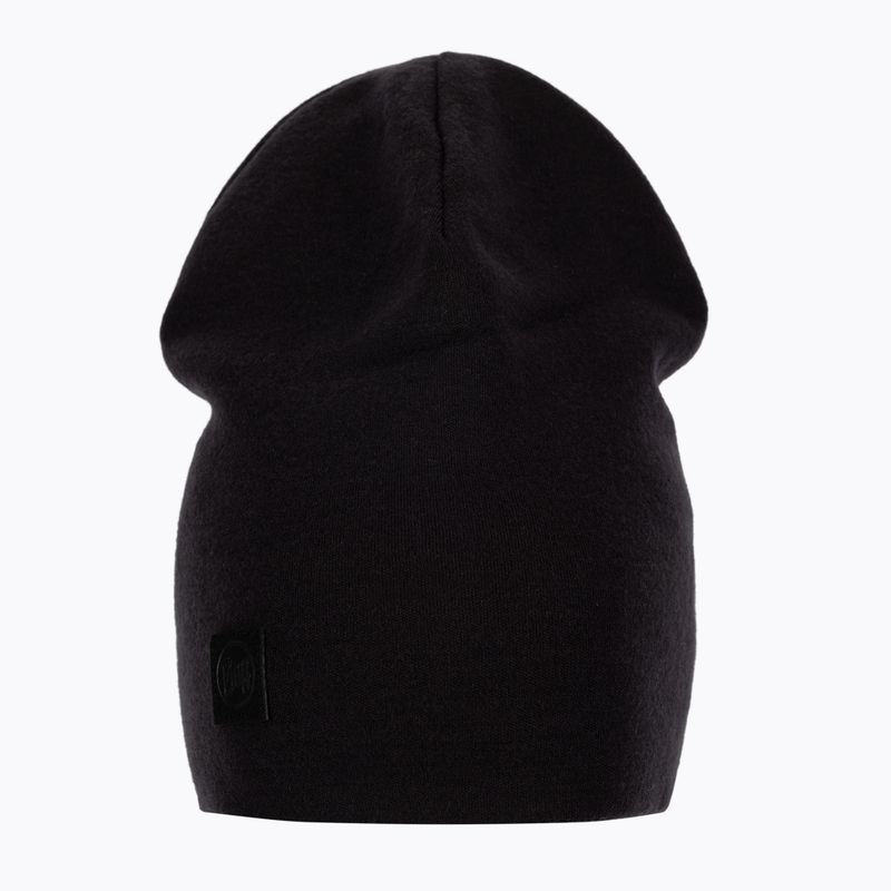BUFF Heavyweight Merino Wool klobúk Solid black 113028 2