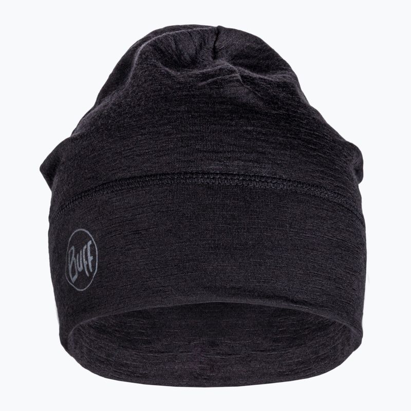 BUFF Ľahká čiapka z merino vlny Solid black 113013.999.10.00 2