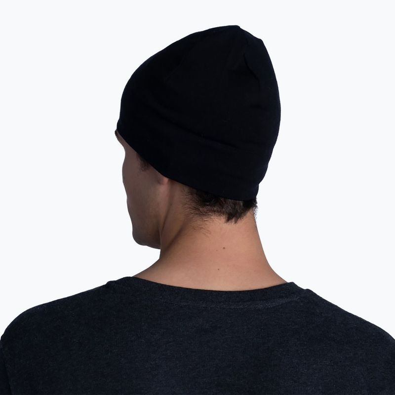 Klobúk BUFF Midweight Merino Wool Solid black 118006.999.10.00 4