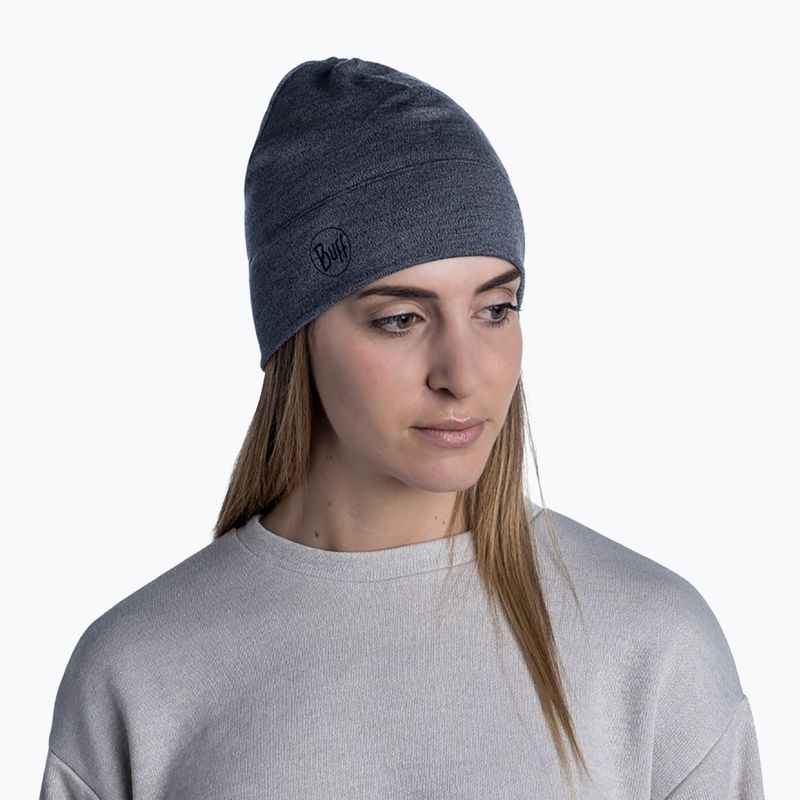 Šiltovka BUFF Midweight Merino Wool šedá 118007.933.10.00 5