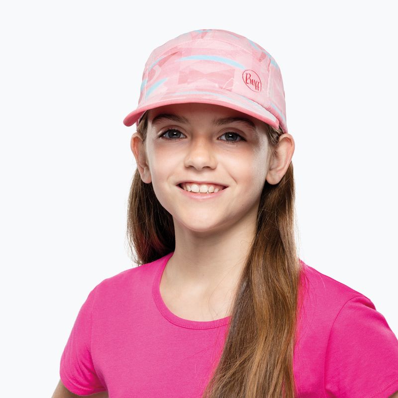Detská šiltovka BUFF 5 Panel heavens pink/pink 3