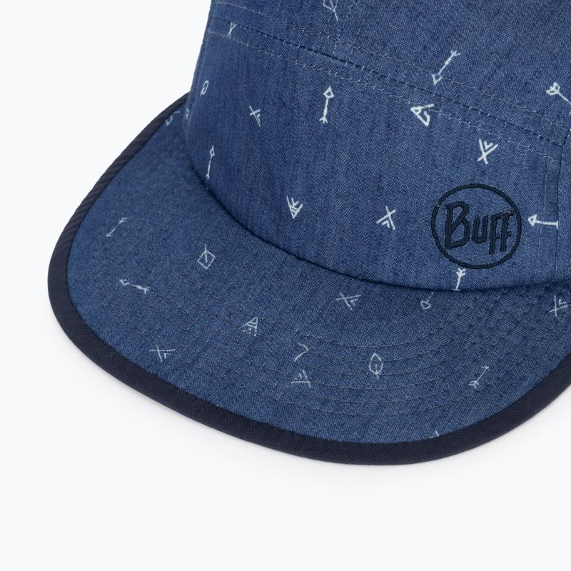 Detská šiltovka BUFF 5 Panel arrows denim/denim 3