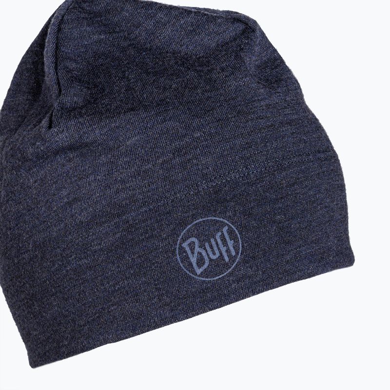 Kšiltovka BUFF Midweight Merino Wool navy blue 118007.779.10.00 3