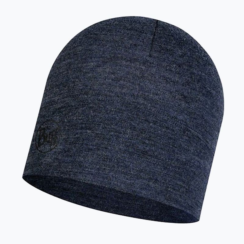 Kšiltovka BUFF Midweight Merino Wool navy blue 118007.779.10.00 4
