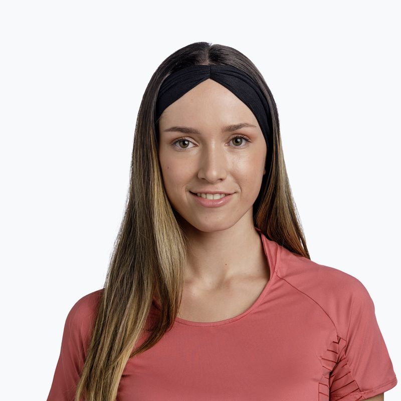 Čelenka BUFF CoolNet UV Ellipse solid black 3