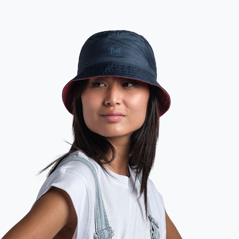 Klobúk BUFF Travel Bucket collage red 4