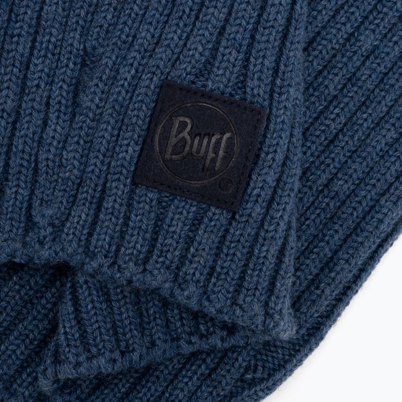 BUFF Pletená zimná čiapka Norval navy blue 124244.788.10.00 3