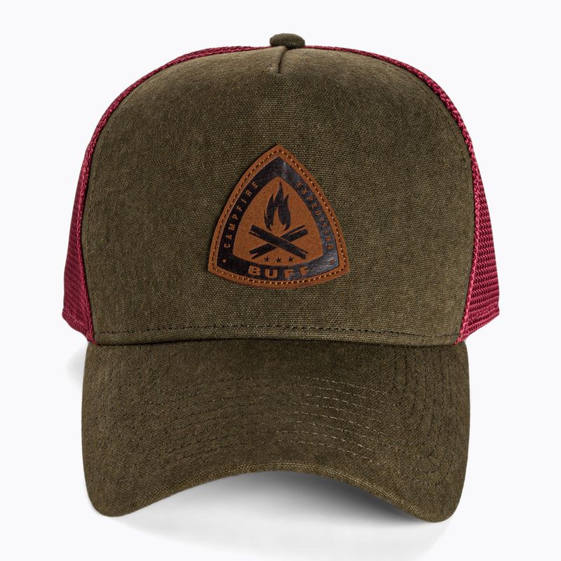 BUFF Trucker Lowney zelená baseballová čiapka 125364.854.30.00 4