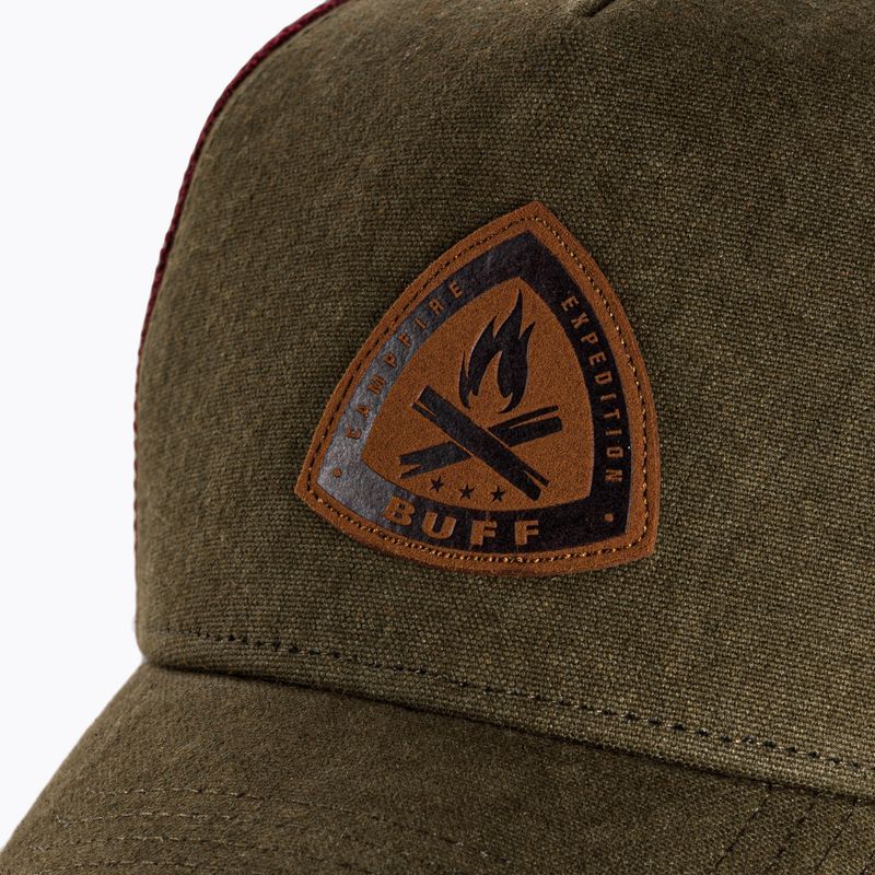 BUFF Trucker Lowney zelená baseballová čiapka 125364.854.30.00 5
