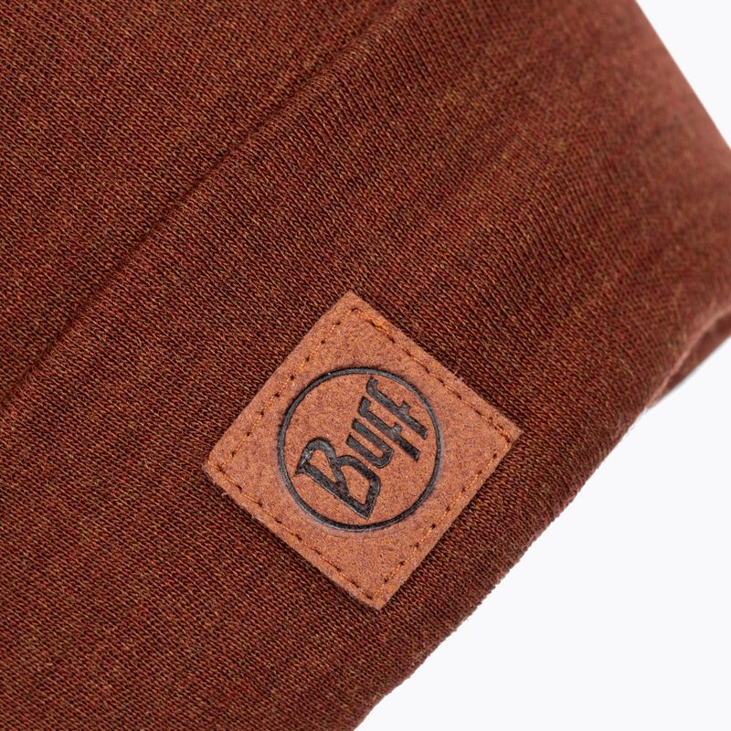 Klobúk BUFF Heavyweight Merino Wool Hat red 111170 3