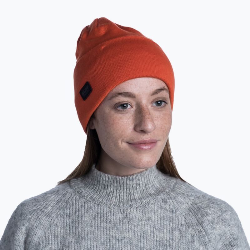 BUFF Pletená čiapka Niels orange 126457.202.10.00 5