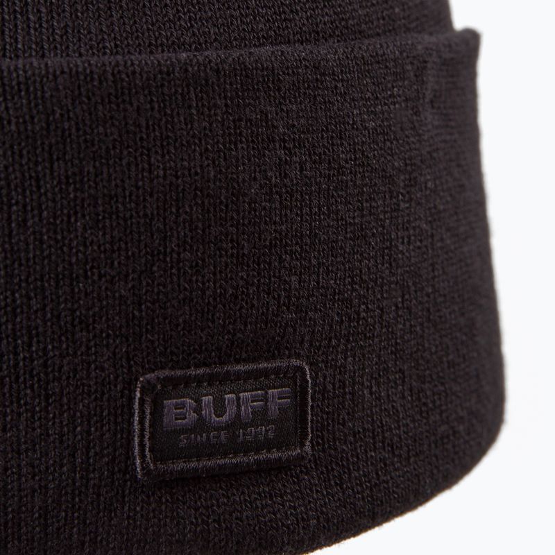 BUFF Pletená čiapka Niels čierna 126457.999.10.00 3