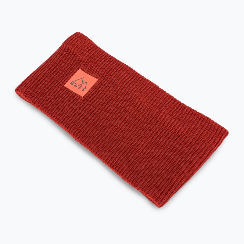 Čelenka BUFF Crossknit Jednofarebná červená 126484.220