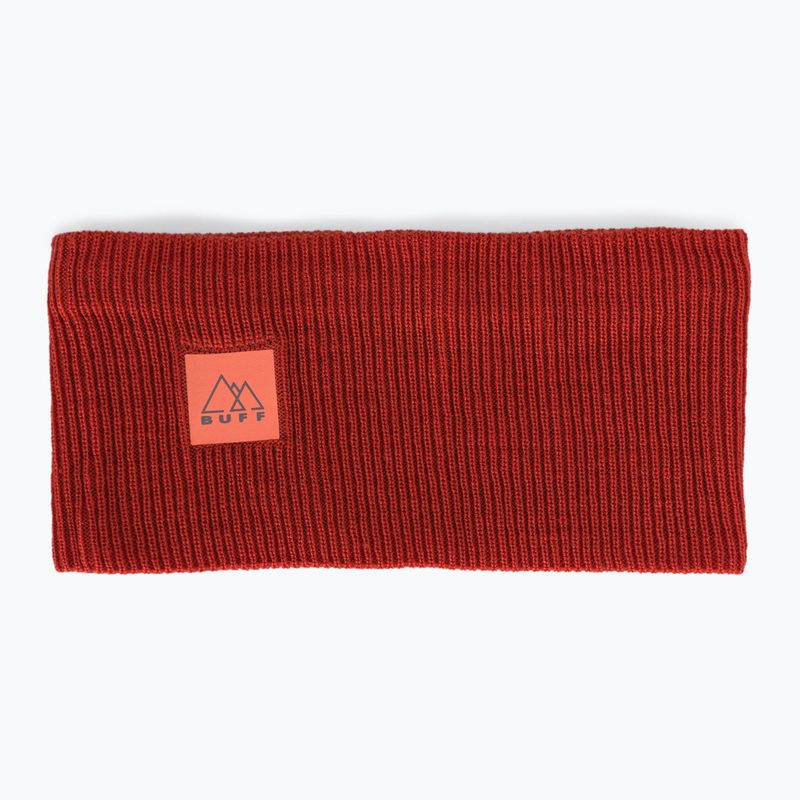 Čelenka BUFF Crossknit Jednofarebná červená 126484.220 2
