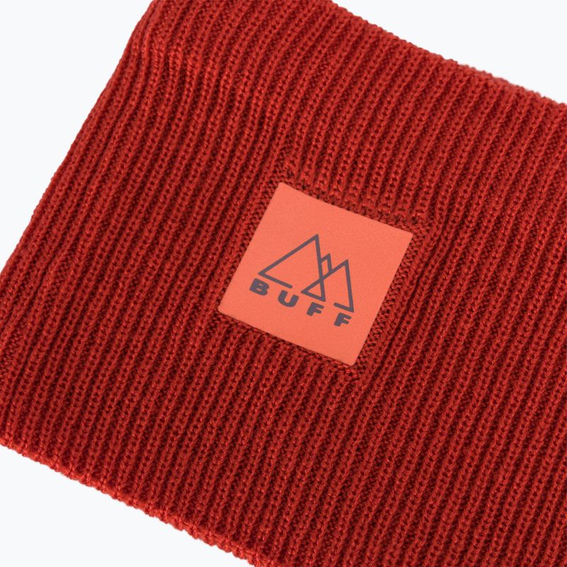 Čelenka BUFF Crossknit Jednofarebná červená 126484.220 3