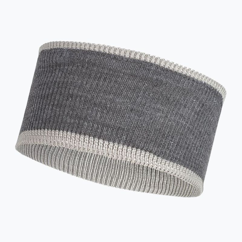 Čelenka BUFF Crossknit Jednofarebná svetlo šedá 126484.933 5