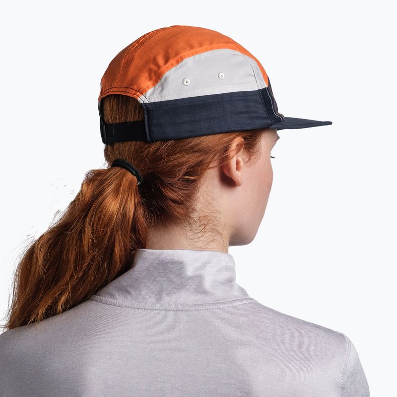 BUFF 5 Panel Go Domus baseballová čiapka námornícka modrá 125314.787.30.00 8