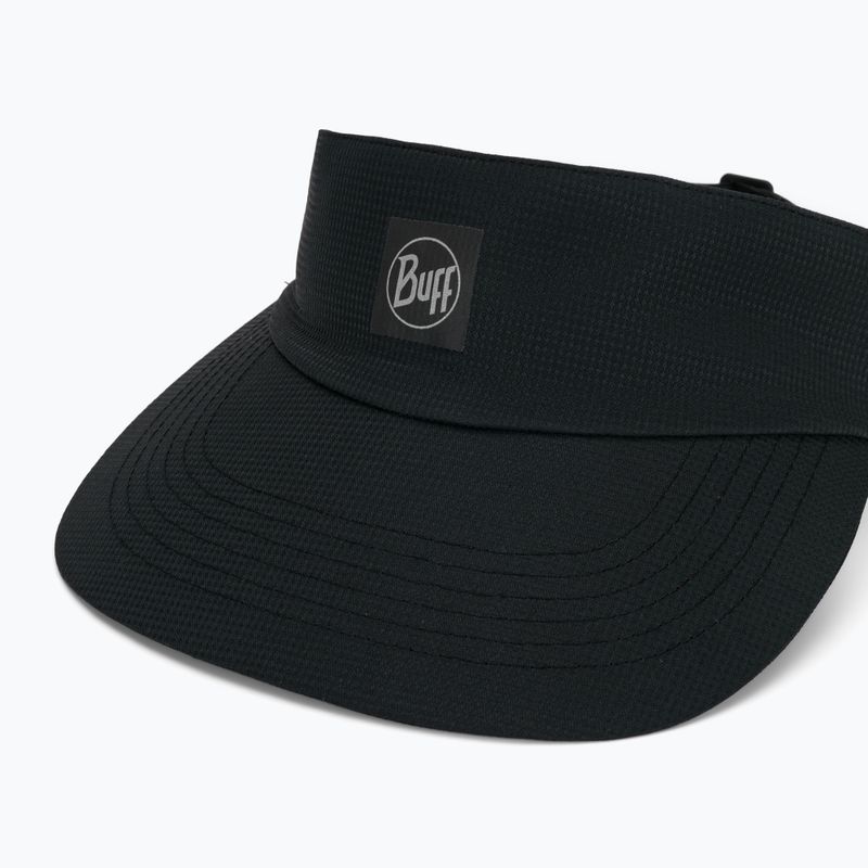 Plavecká čiapka BUFF Go Visor Solid black 3
