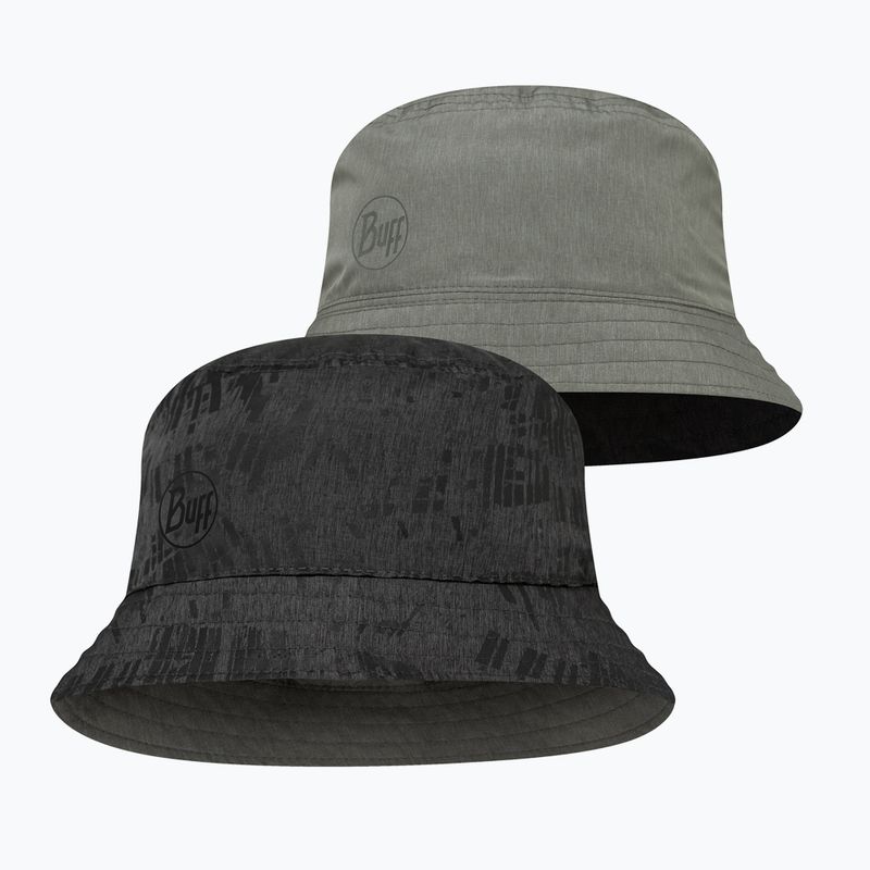 Klobúk BUFF Travel Bucket gline black/grey 3