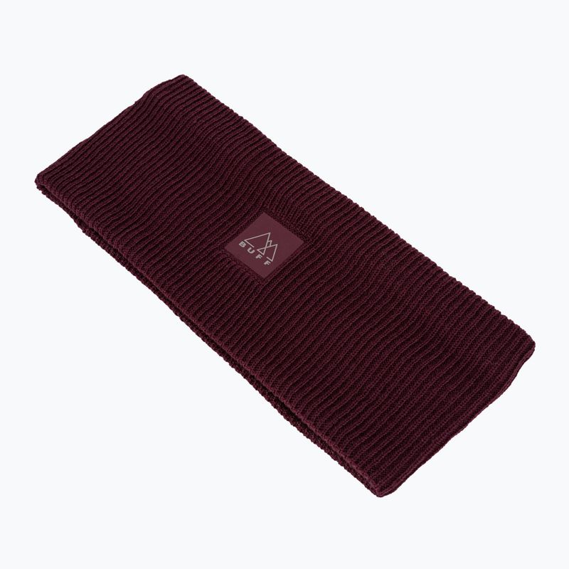BUFF Pletená čelenka bordová 126484.416.10.00