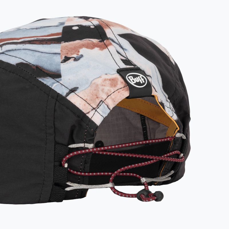 Šiltovka BUFF 5 Panel Explore reige black 4
