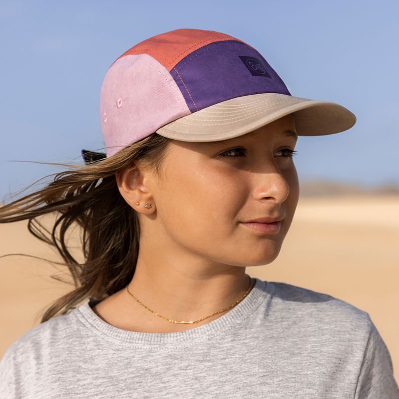 BUFF 5 Panel Go Colart detská bejzbalová čiapka fialová 128588.619.10.00 9